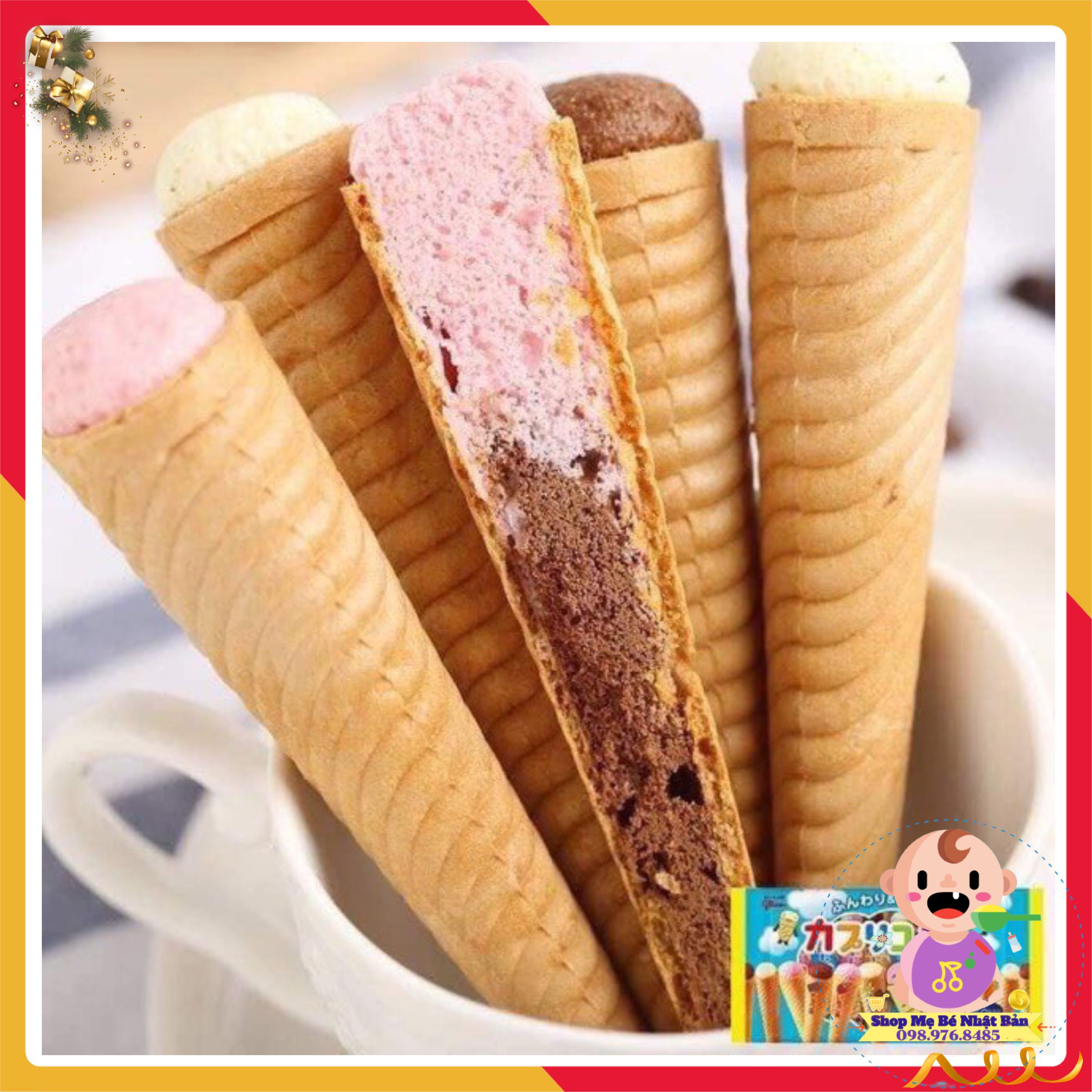 Bánh Que Kem Glico Nhật Bản - 10 Chiếc