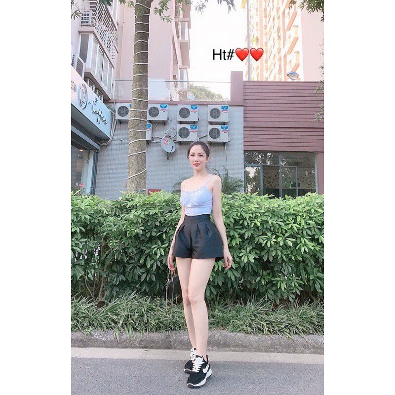 Quần Đùi Phồng Tacta Khóa Kéo