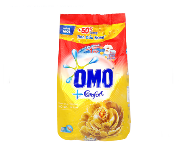 Bột giặt OMO Comfort tinh dầu thơm nồng nàn 720g