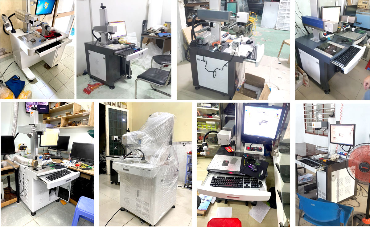 Máy khắc laser kim loại Raycus 20w