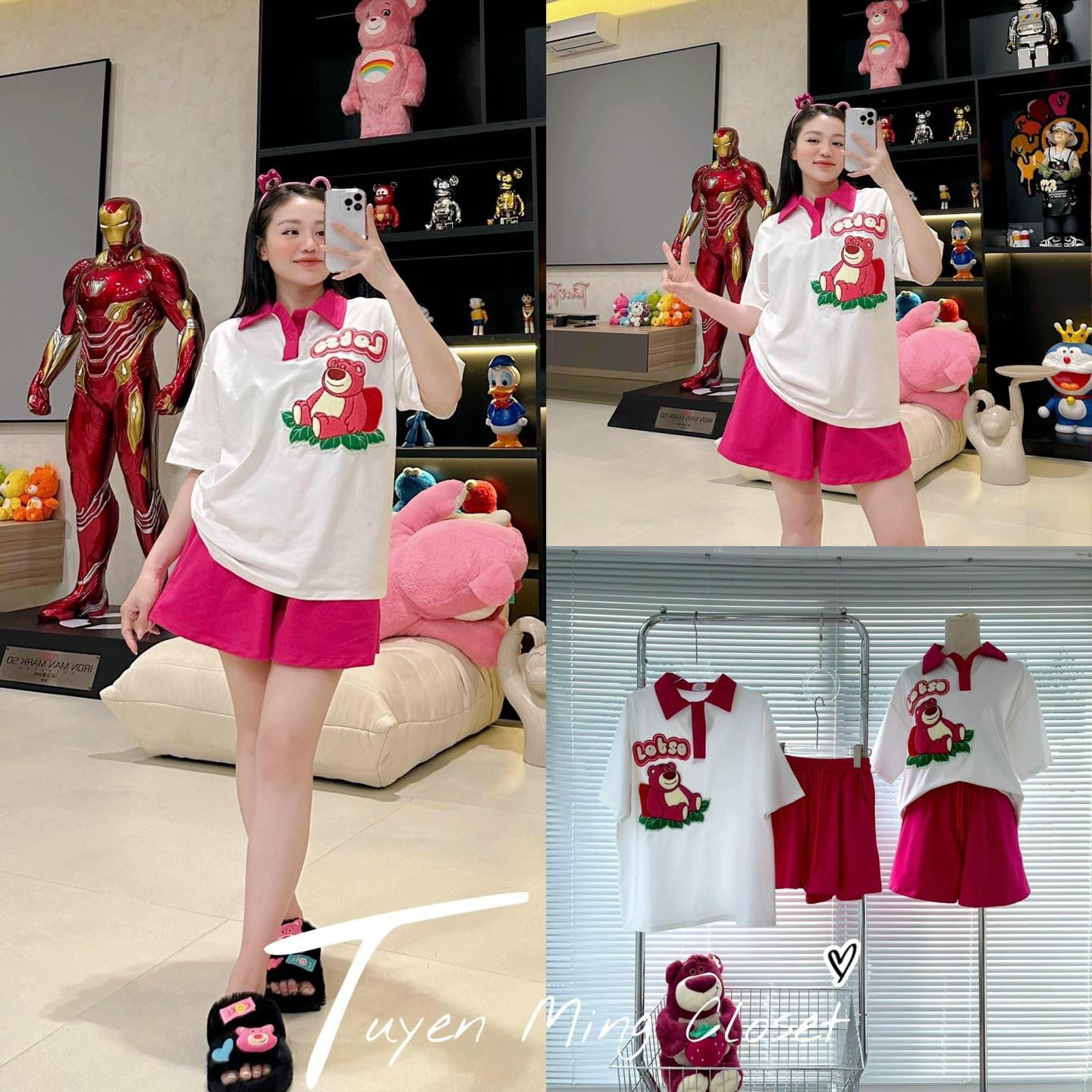 SET ÁO THUN LOTSO KÈM SHORT