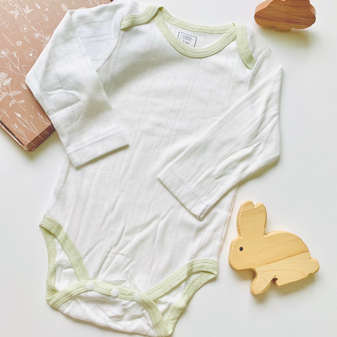 Bodysuit (body chip) cộc tay NOUS PREMIUM cao cấp cho bé