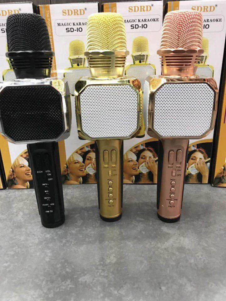 Mic karaoke SD10 kết nối bluetooth