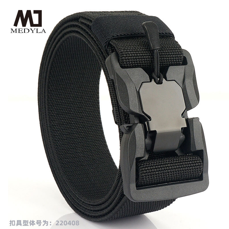 MEDYA Men s Belt Fashion Casual Elastic Nylon Belt Outdoor Sports Quick