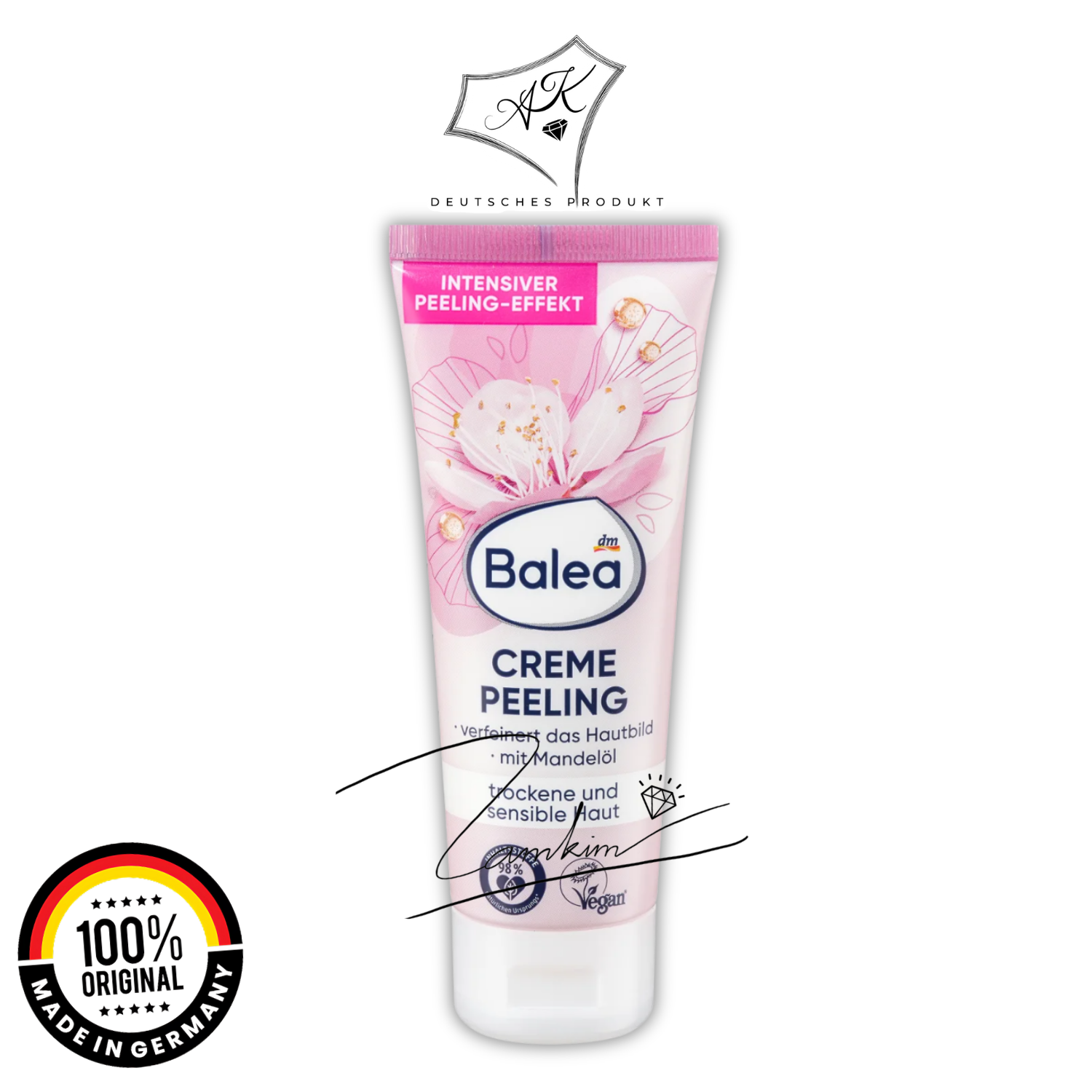 [ Hàng Đức ] Tẩy tế bào chết Balea nội địa Đức - 75ml