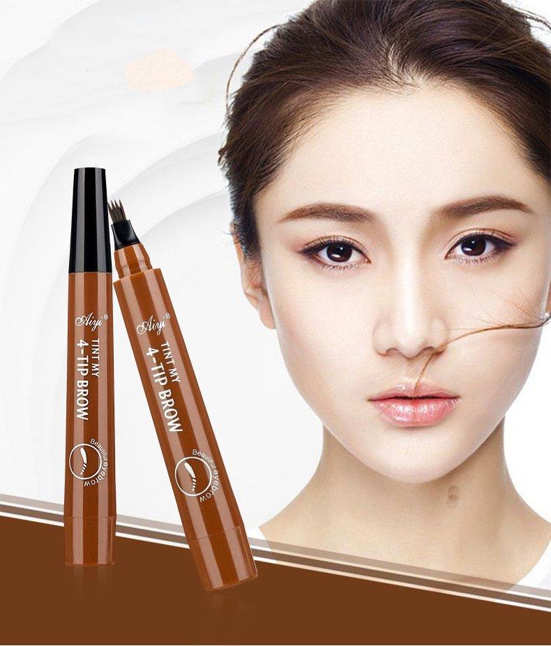 [HCM]Bút kẻ chân mày phẩy sợi chống nước Aiyi