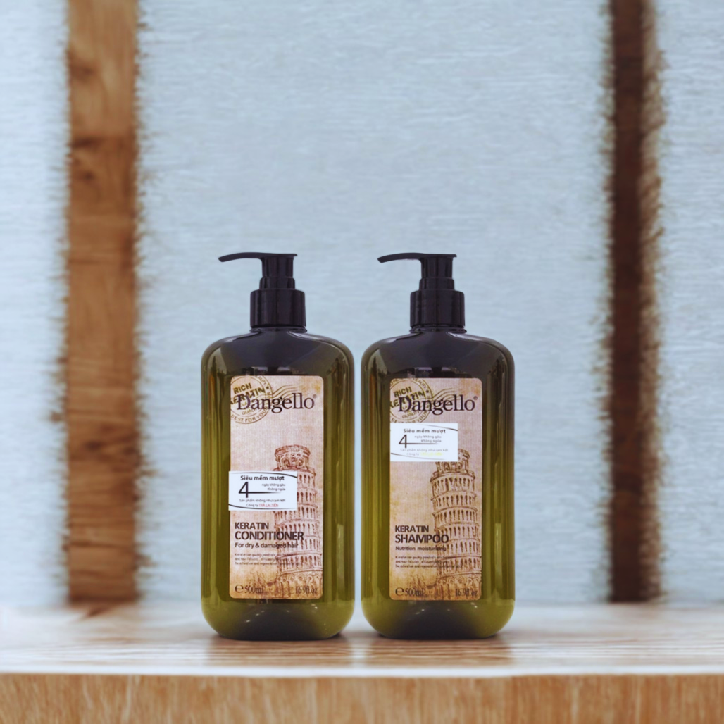 Keratin Dangello Super Smooth Shampoo and Conditioner