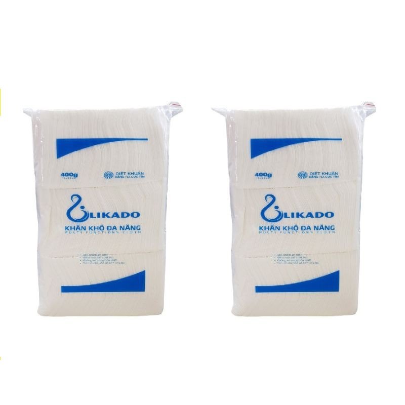Khăn giấy khô 400g gấp tư (1 gói) dùng cho mẹ và bé