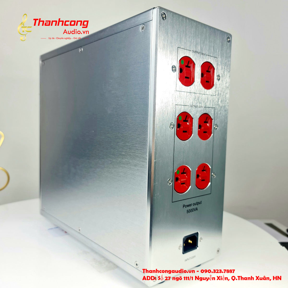 Biến áp cách ly PLITRON Salzer 5000w ( P-5KV)  CANADA ( 220v và 100v)