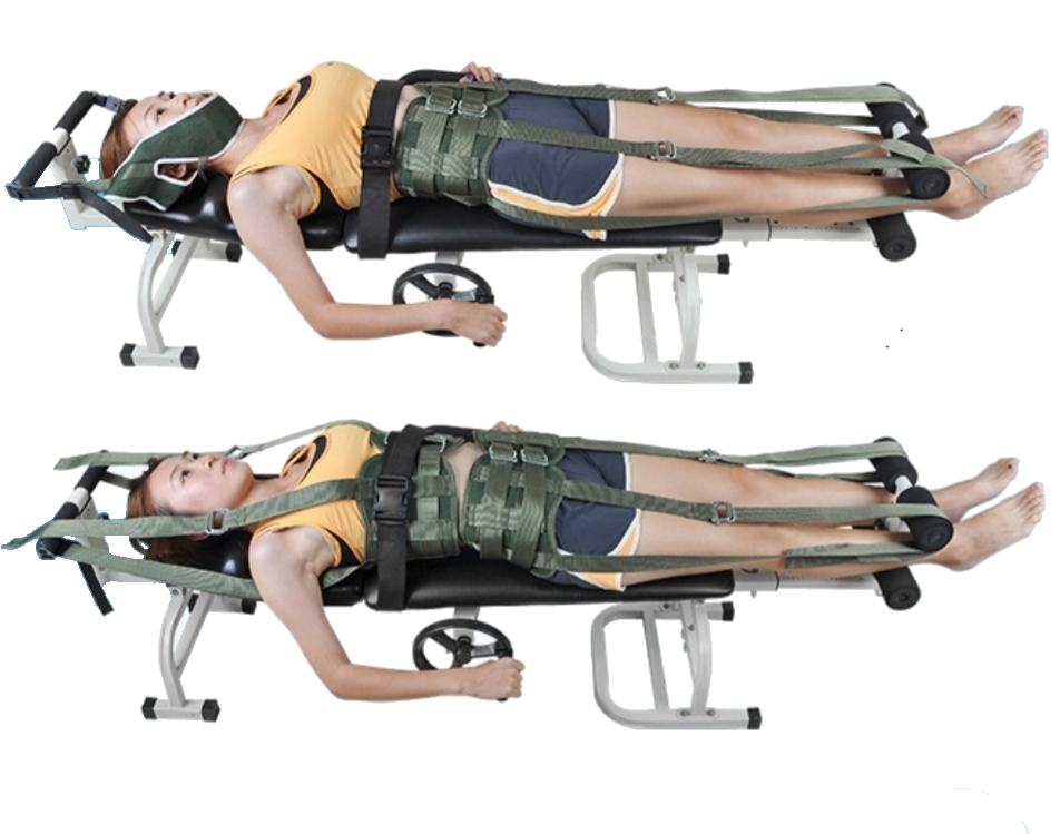 Giường kéo giãn cột sống lưng cổ thoát vị thoái hóa
