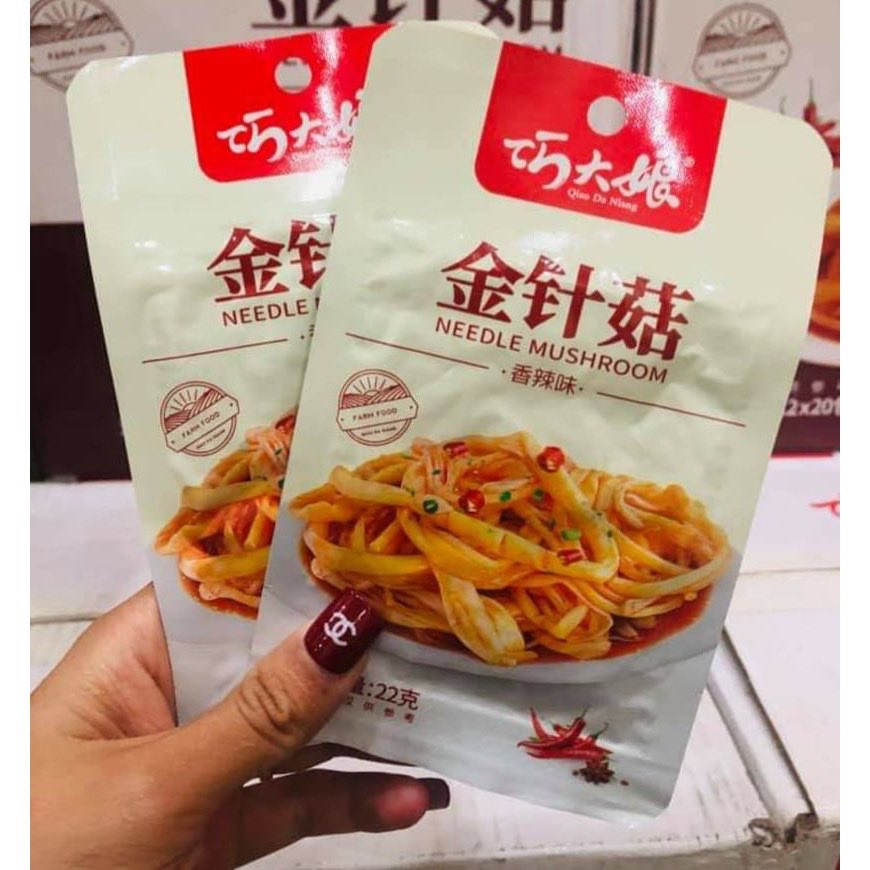Nấm Kim Châm Sốt Cay Gói 22g
