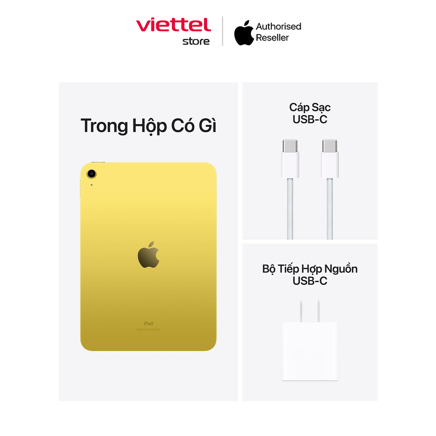 Apple iPad (Gen 10) WIFI Chính hãng (ZA/A) [Viettel Store]