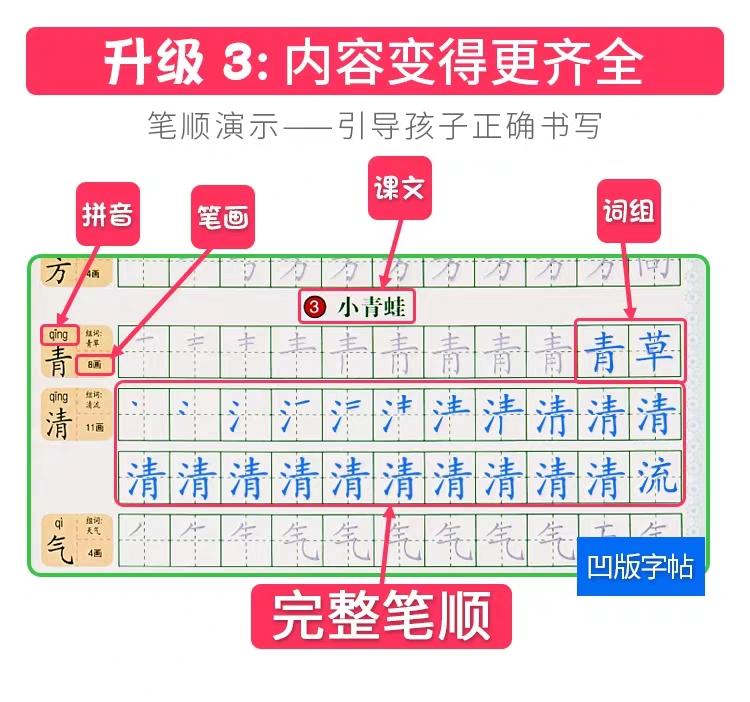 một tập viết tiếng trung nâng cao cấp độ 2 二年级字帖下册，一本