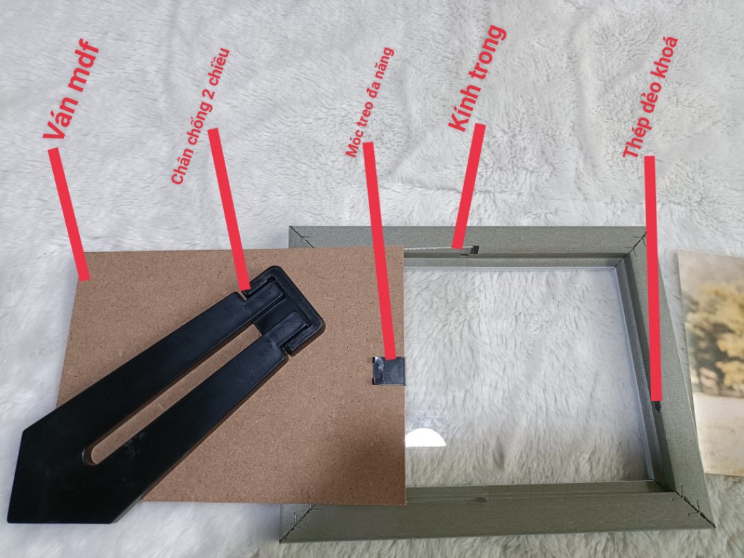 KHUNG ẢNH ĐỂ BÀN  (10*15) cm- (13*18 )cm- (15*21)cm mica