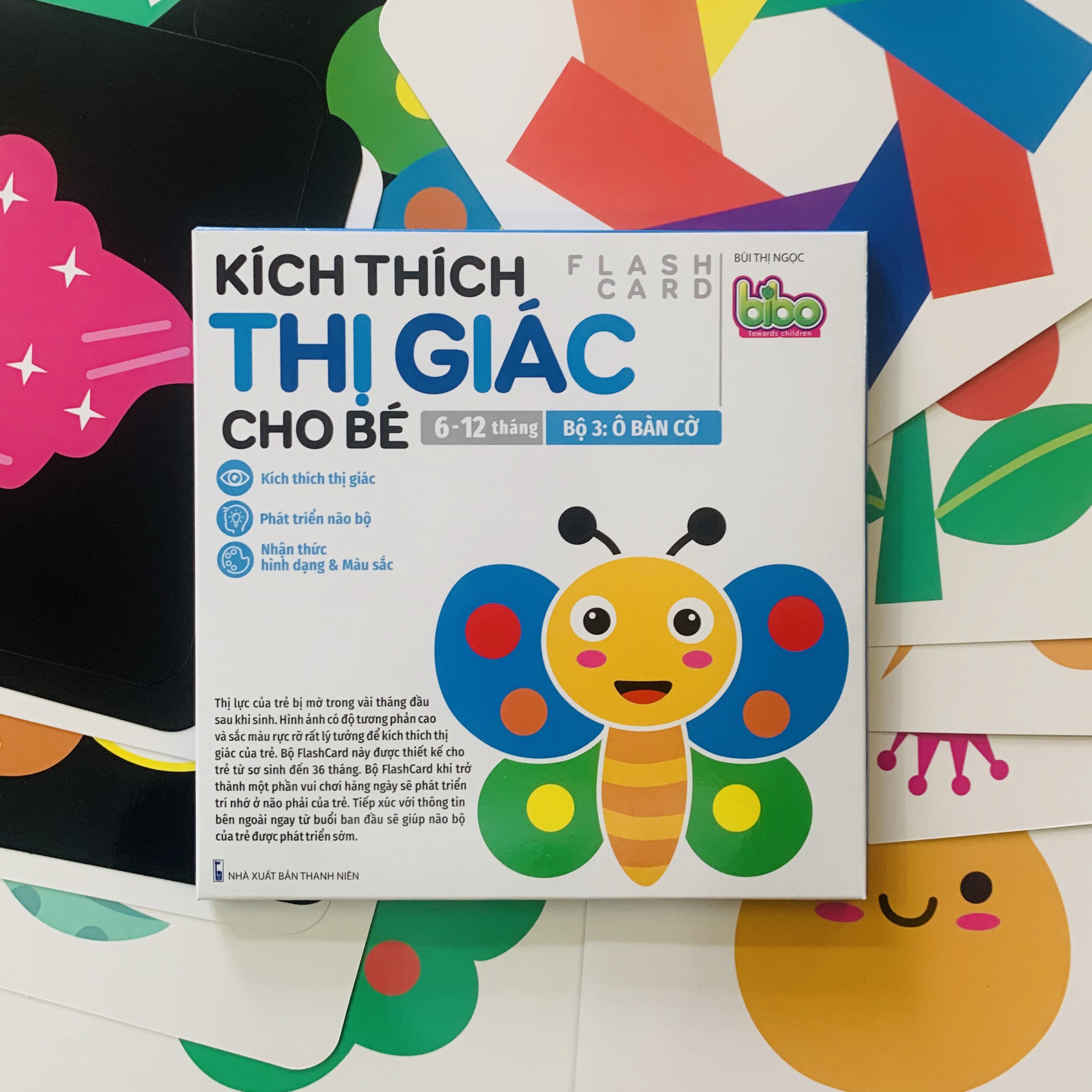 [FLASHCARD] Bộ Thẻ Kích Thích Thị Giác Cho Bé (từ 0-16 tháng tuổi)