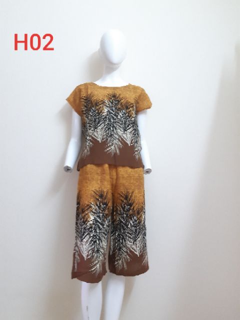 Bộ Sớ Chất Liệu Lanh Cho Mẹ