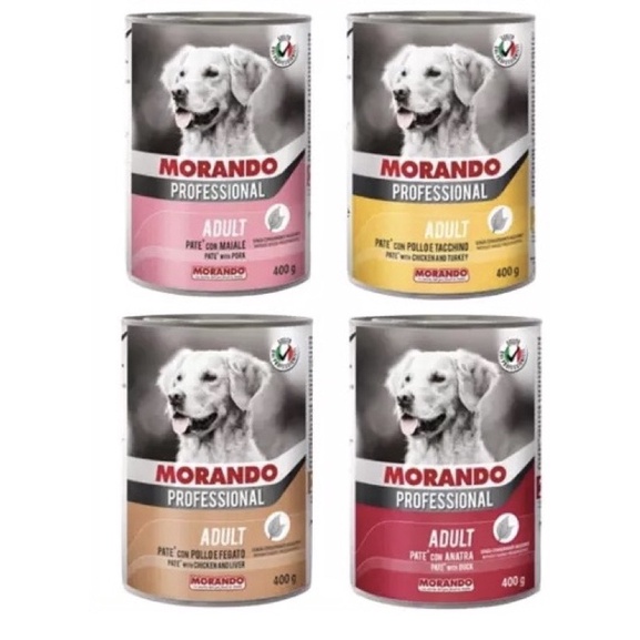 Pate Morando cho chó đủ các vị 400g