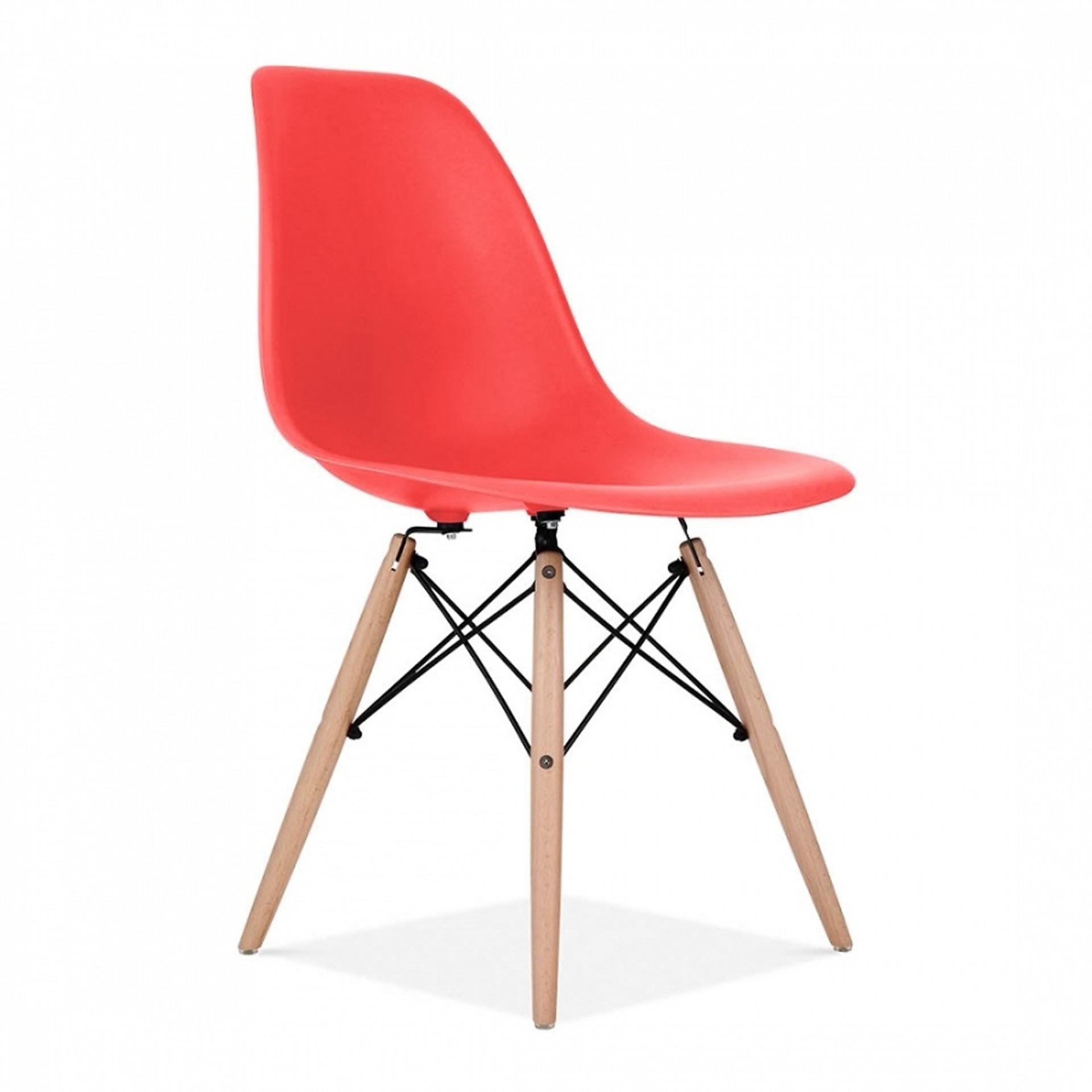 Ghế Nhựa Chân Gỗ Eames