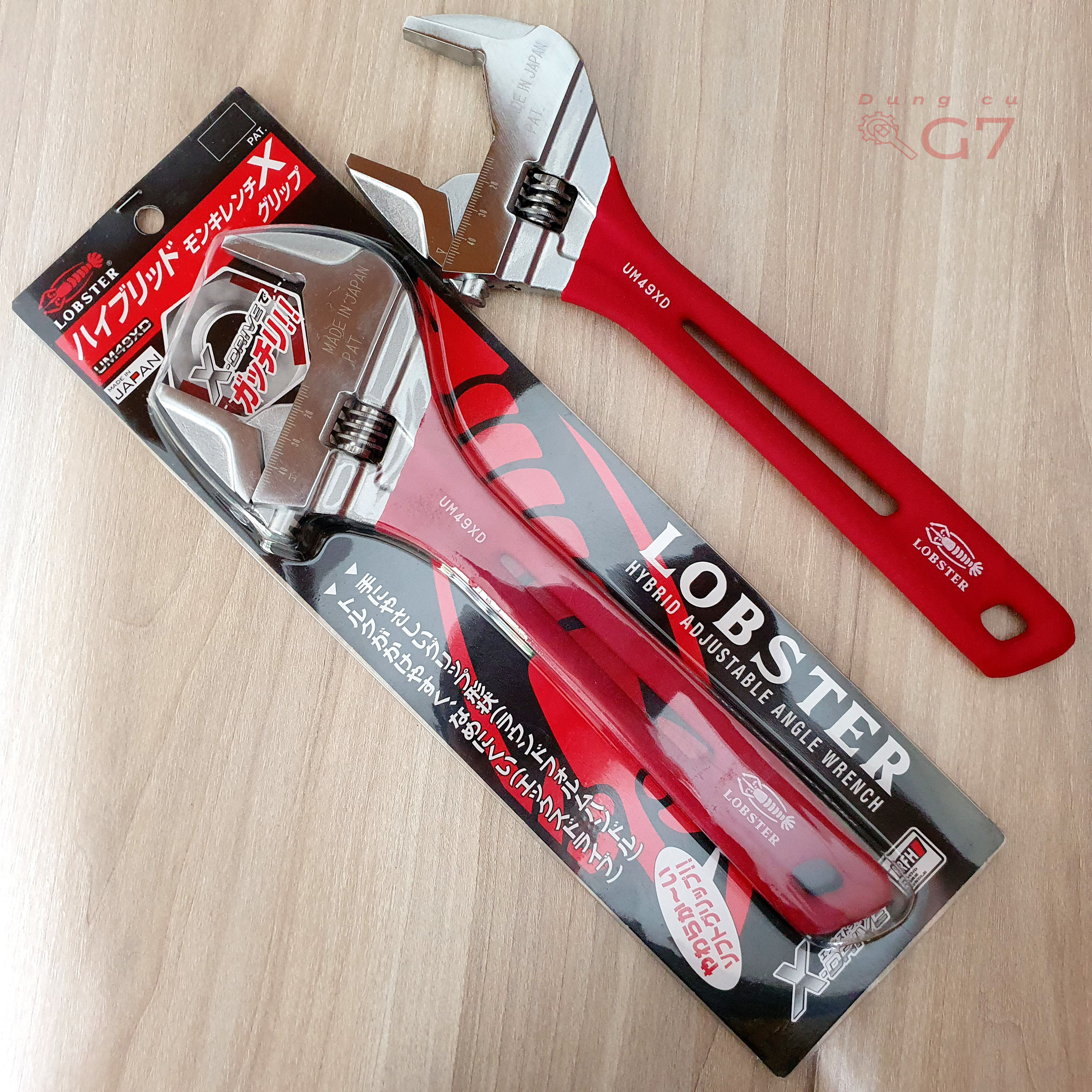 Mỏ lết Lobster UM49XD Made In Japan