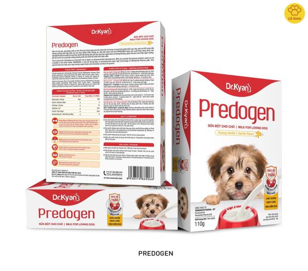 Sữa bột Predogen Dr.Kyan cho chó - Lon 400g/ Hộp 110g
