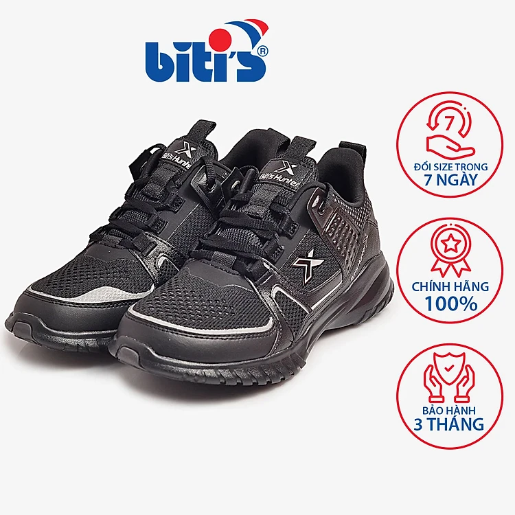 [ TẶNG VỚ BITI'S ] Giày Thể Thao Nam Biti's Hunter X 1.0 Festive Armor Black DSMH07700DEN (Đen)