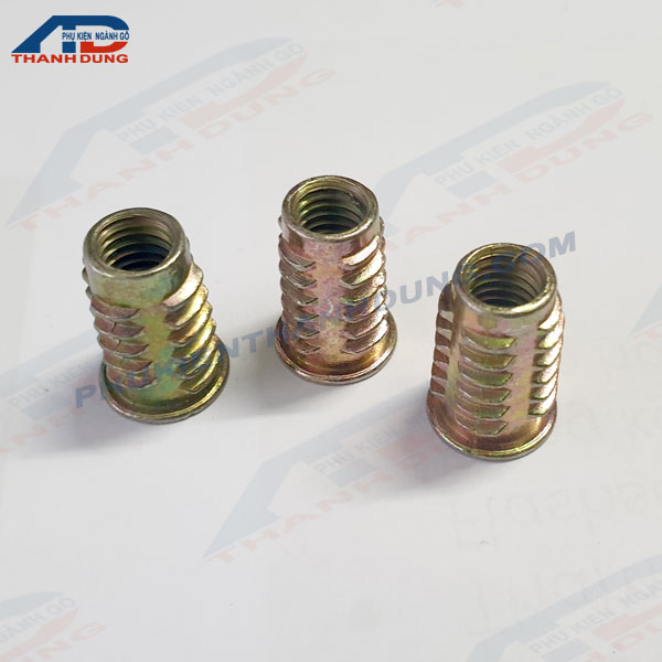 [Gói 10 cái]Ốc Cấy Gỗ Có Vành M8x20