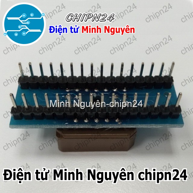 [1 cái] (F25) Đế chuyển PLCC32 sang DIP32