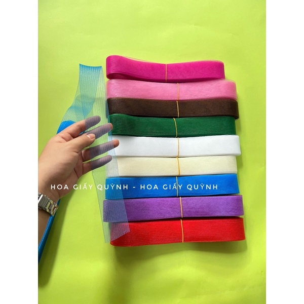 Ruy băng lưới 4cm dài 22m