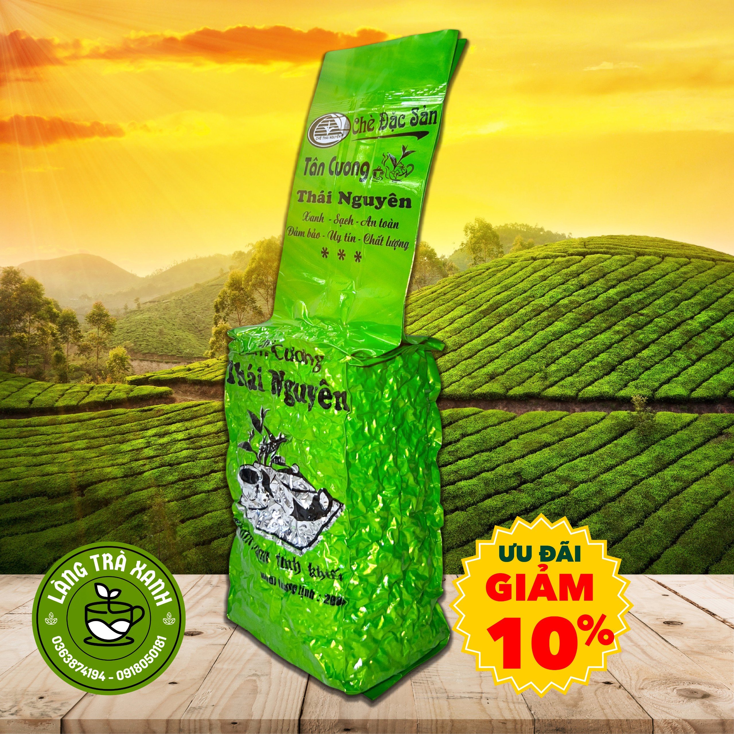 Trà xanh loại ngon đặc biệt tân cương thái nguyên hảo hạng loại ngon chuẩn vị