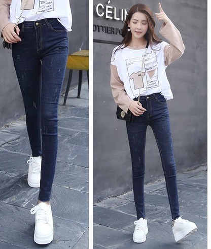 Quần jean nữ DÀI CÀO XƯỚC NHẸ 1032-a76