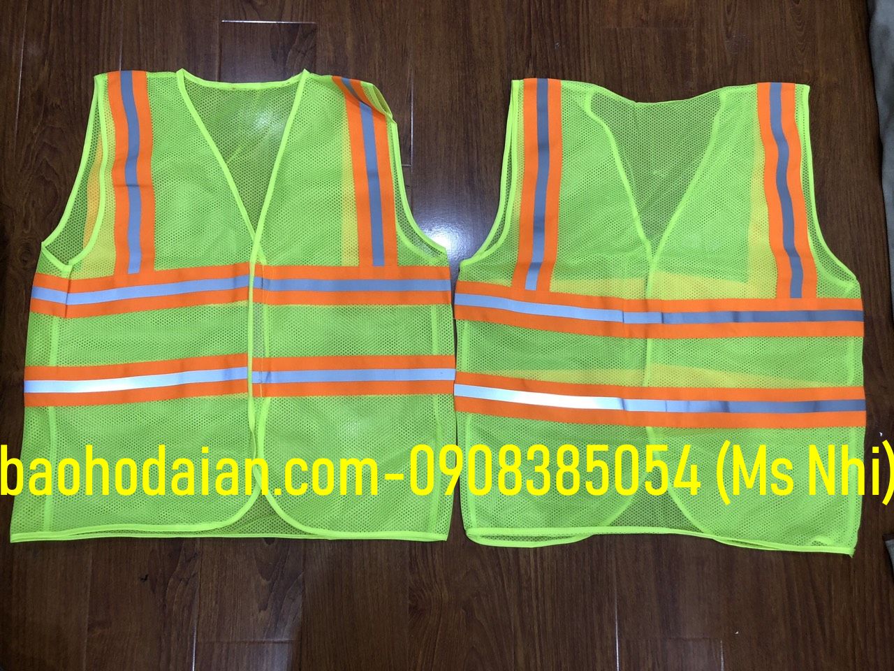 Áo phản quang chất vải lưới giá rẻ