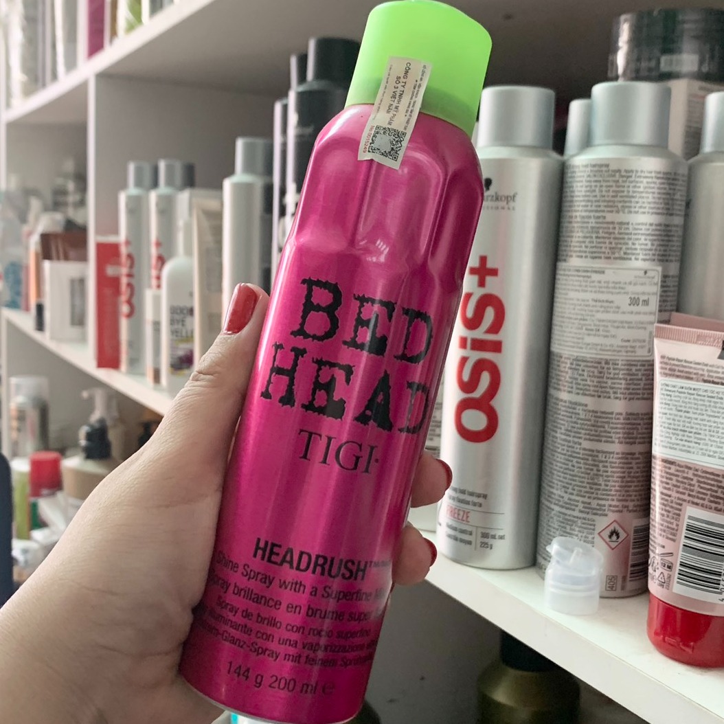 TIGI Bed Head Headrush Shine Spray - Keo xịt bóng giữ màu tóc nhuộm 200ml