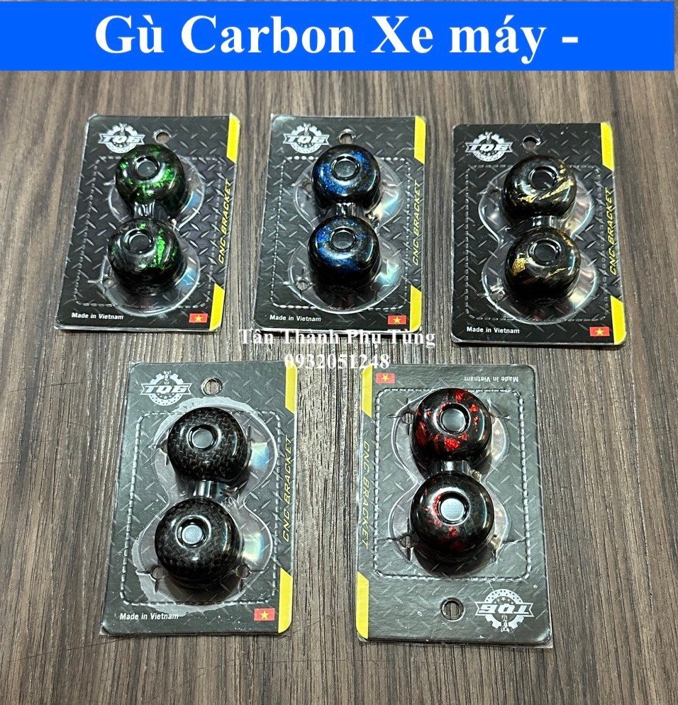 Gù Carbon xe máy TQ6- 1 cặp Tân Thành PT