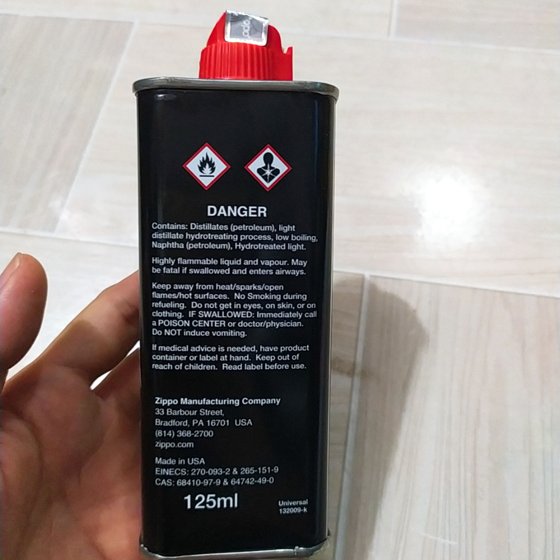 XĂNG ZIPPO 125ml