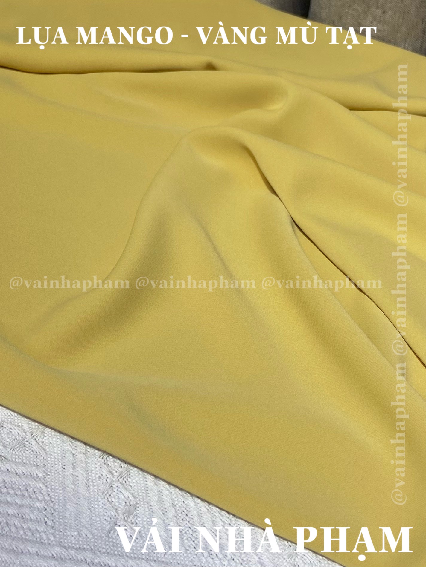 VẢI LỤA MANGO MÀU-KHỔ 1.5M-VẢI NHÀ PHẠM