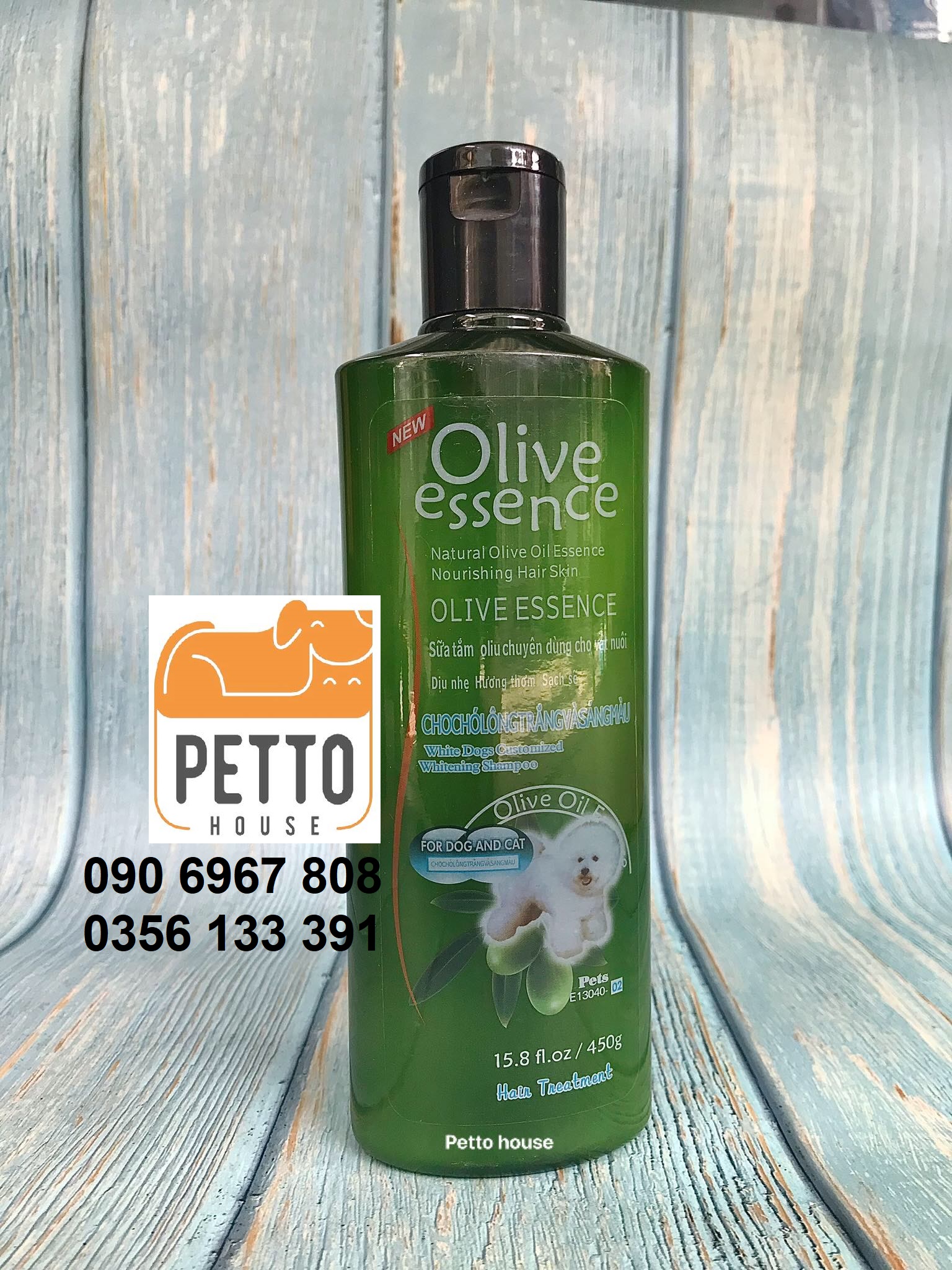 Sữa tắm cho chó mèo Olive Essence 450g