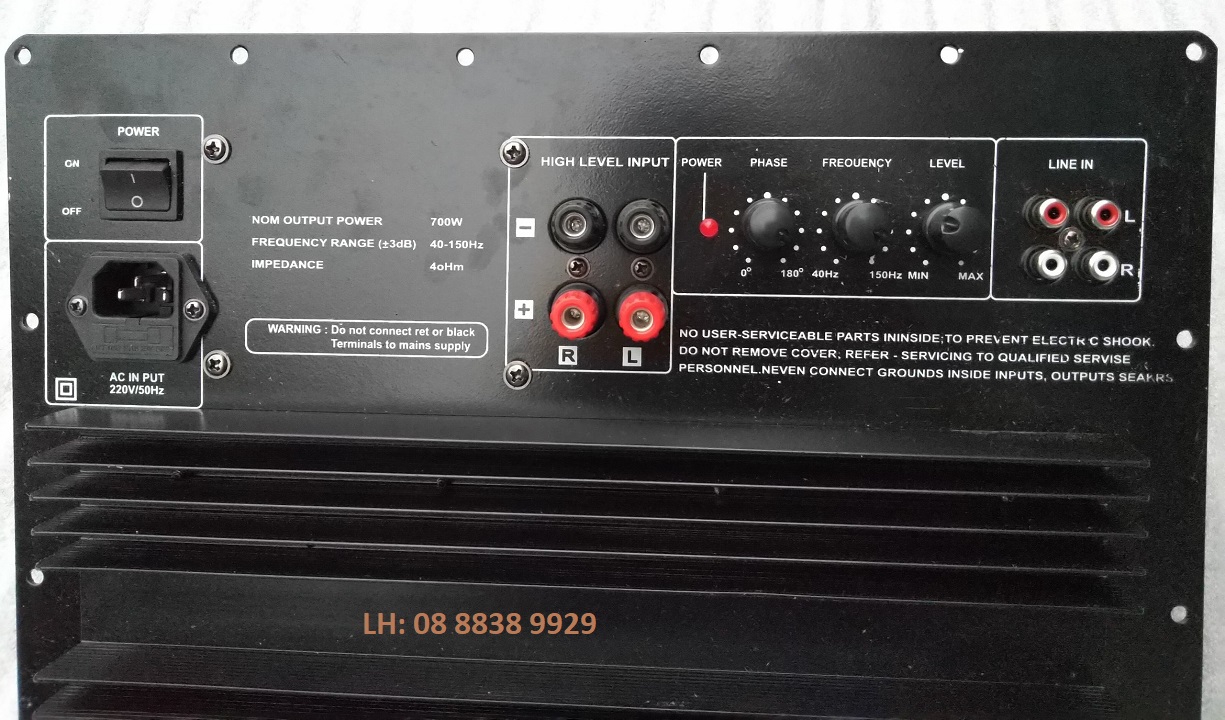 MẠCH KÍCH LOA SUB CÔNG SUẤT LỚN 4 SÒ - GIÁ 1 MẠCH