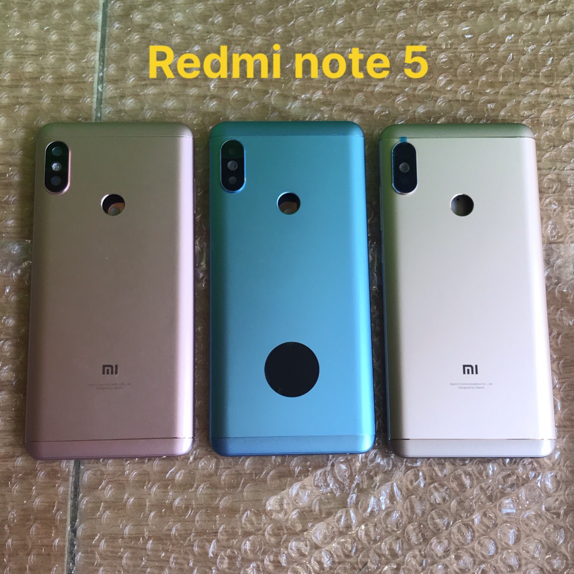 Bộ Vỏ xiaomi Redmi Note 5 / Note 5 pro lắp chung