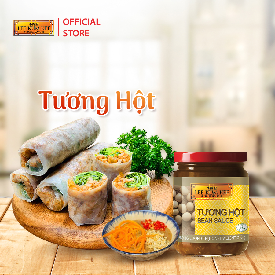 [Đơn 150K Tặng Gói Sốt] Tương hột LEE KUM KEE BEAN SAUCE hũ thủy tinh 240 gram