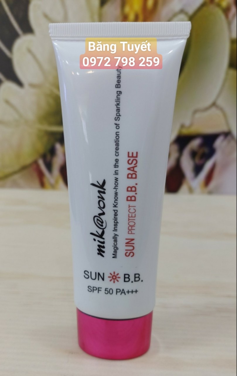 Kem chống nắng dưỡng da Mik@vonk Sun Protect BB Base 60ml