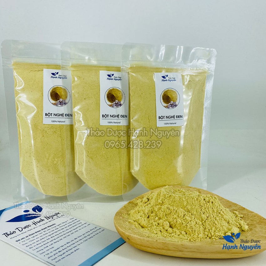Bột nghệ đen nguyên chất 1kg, hỗ trợ tốt cho tiêu hóa, giảm đau dạ dày, đại tràng, làm đẹp da