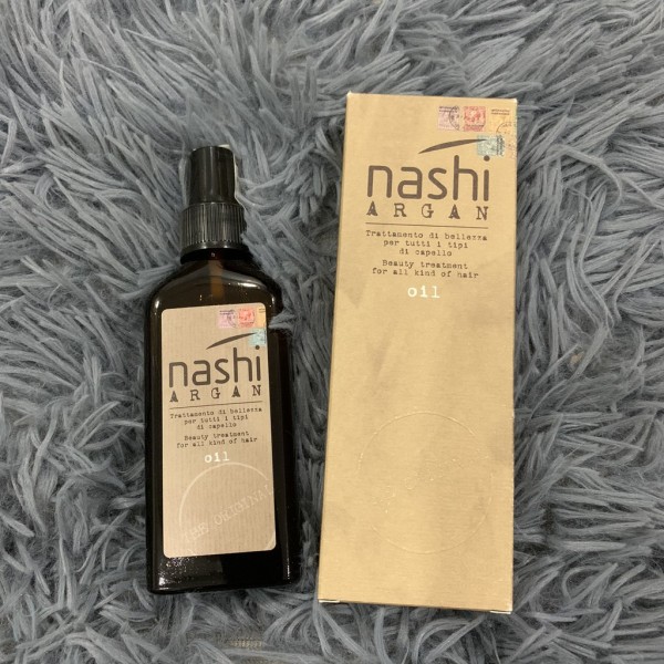 Nashi-Italia Tinh dầu dưỡng tóc Nashi Argan Oil phục hồi tóc hư tổn 100ml cao cấp