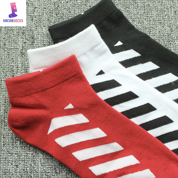 OW Diagonal Low-Cut Ankle Short Socks