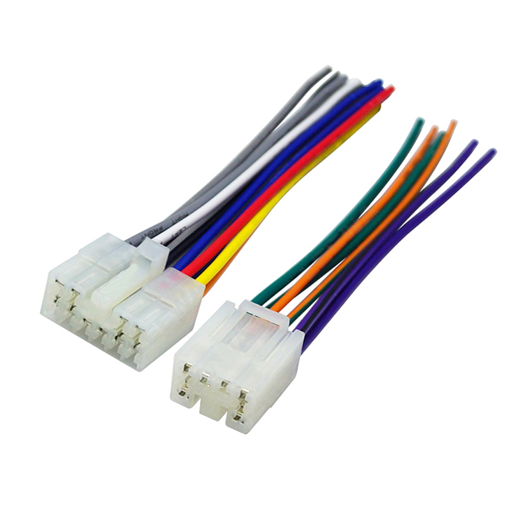 Rắc cắm xe Toyota gồm 2 rắc cắm đực cắm cho đầu CD DVD màn hình chuẩn dòng xe Toyota