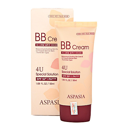 Kem Nền Aspasia 4U Special BB Solution Cream SPF50 50ml