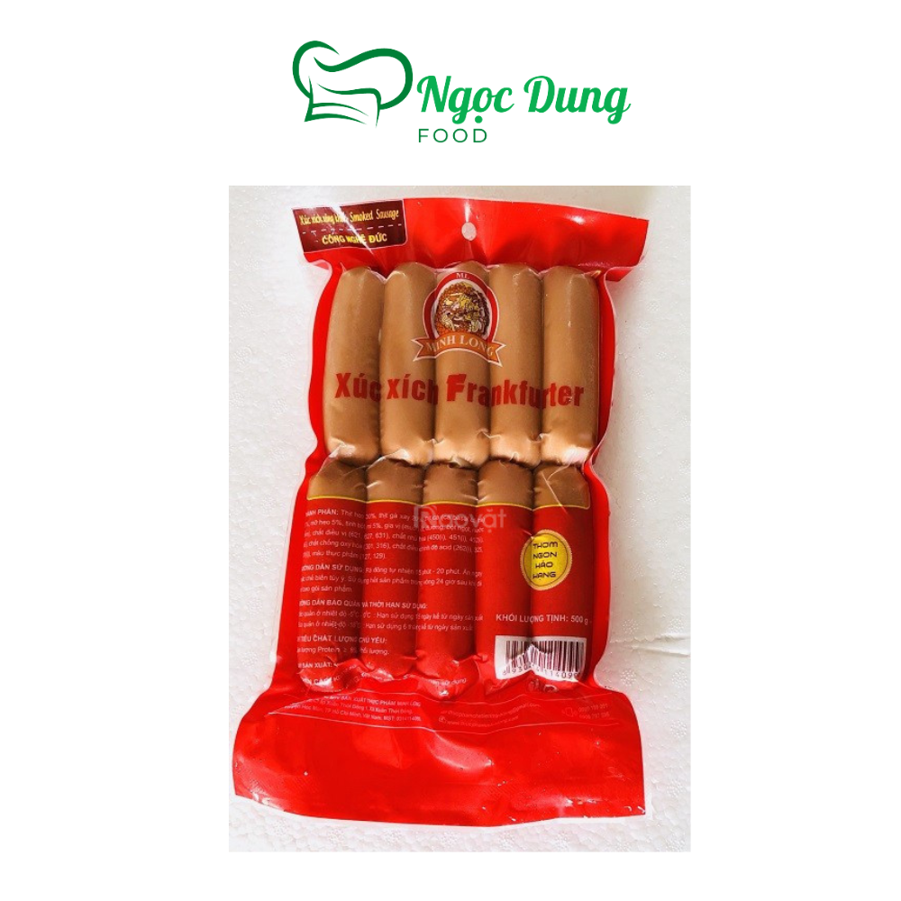 Xúc xích minh long 10 cây 500gr