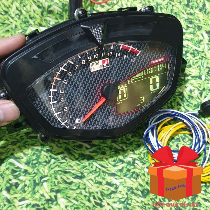 Đồng hồ điện tử SI Plus - Ex plus gắn xe Sirius Exciter Full chức năng - Mẫu mới nhất 2022