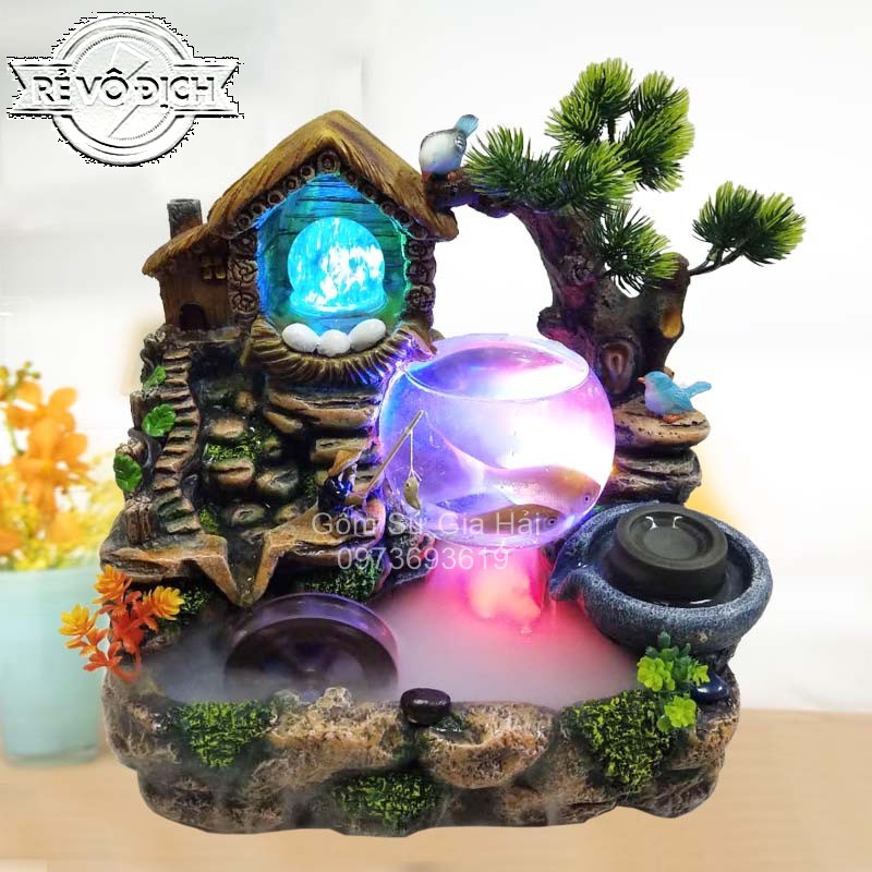 Thác nước phong thuỷ Tổ chim - Tổ Ấm - Hạnh phúc
