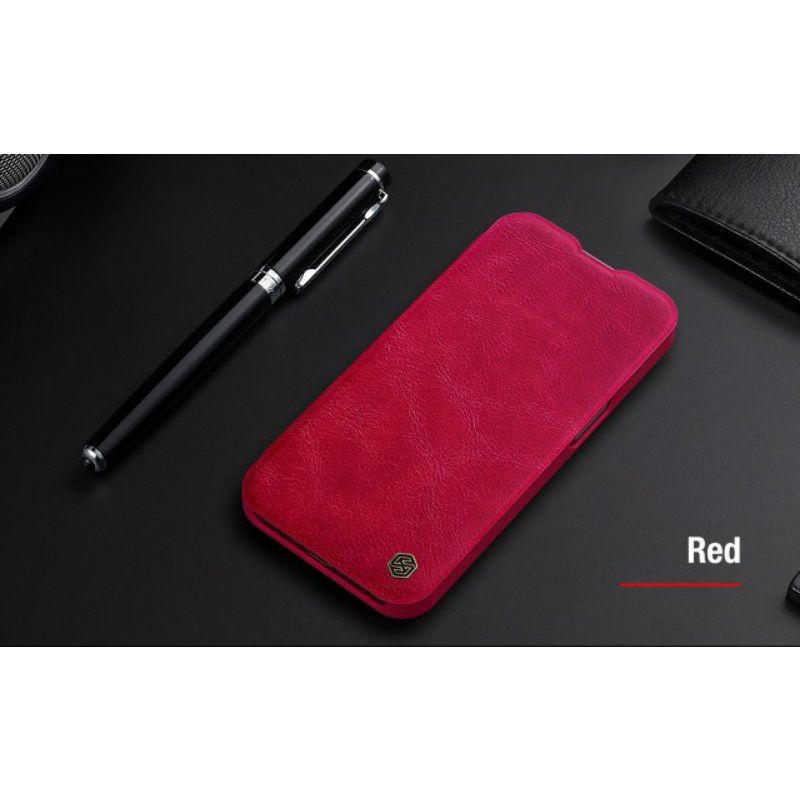 Bao da iPhone 13/ 13 Pro/ 13 Pro Max hiệu Nillkin Qin (Hàng chính hãng)