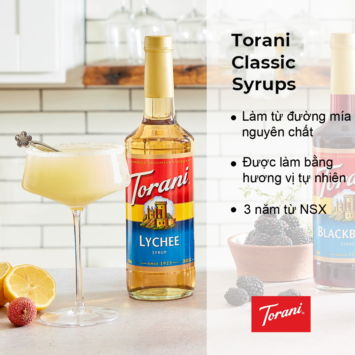Torani Classic Lychee Syrup 750ml